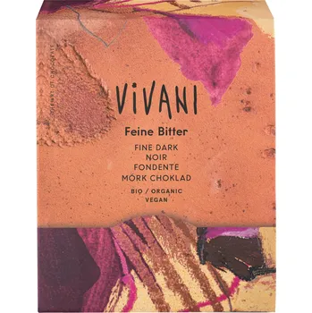 Čokoláda Miničokoládky hořké 200 x 5 g BIO VIVANI