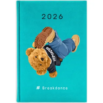 Kalendář Knižkový kalendář 2026 A5 FunnyCase zelený