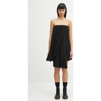 Dámské šaty Vlněné šaty JW Anderson Draped Bustier, M, černá, 99X
