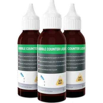 Sada 3 ks viskózní, neodpařitelné kapaliny do počítadla bublin