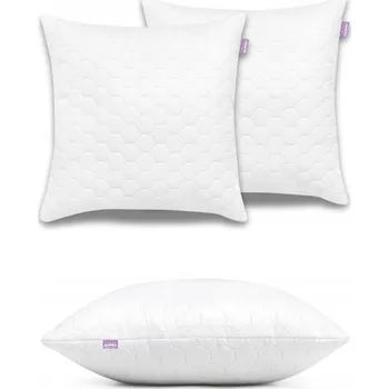 Polštář JUKKI 2 x POLŠTÁŘ 40X40 ANTIHALERGICKÝ PROŠÍVANÁ MIKROVLÁKNO VYSOKÁ NA SPÁNEK