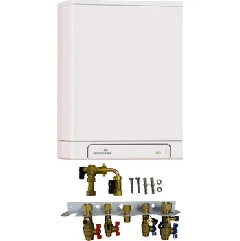 Kotel Intergas Sestava plynového kondenzačního kotle Kompakt Kombi HRE 24/18 (5,9 - 18,5 kW) + instalační konzole 093827, 046008KNZ