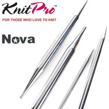 Nástroj na niť a příze Jehlice výměnné šroubovací KnitPro Nova Síla jehlice: 6,5 mm