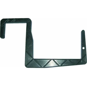 Držák na květináč a truhlík Držák truhlíku hranatý kratší 12 cm hnědý