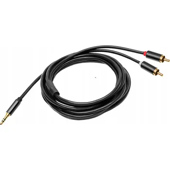 Audio kabel Kabel Iso Trade 7469 minijack (3,5 mm) – 2x RCA (cinch) 3 m