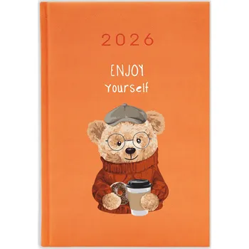 Kalendář Knižkový kalendář 2026 A5 FunnyCase modrý