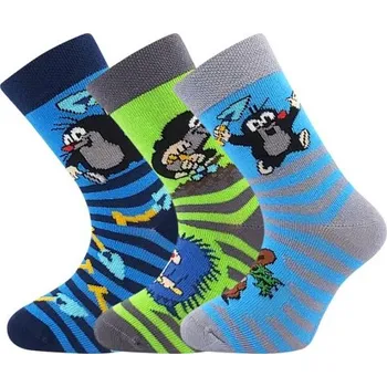 3PACK dětské ponožky Boma modré (Krtek-Mix 2) 30/34 Možnost vrácení zboží ZDARMA do 120 dnů!