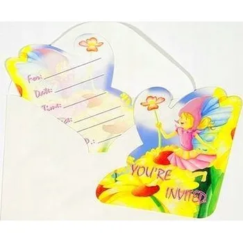 Pozvánka Narozeninové pozvánky na oslavu - Víla, 6 ks