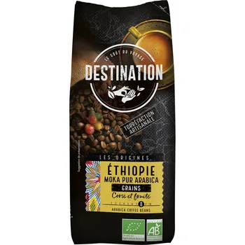 Káva Káva zrnková Etiopie 500 g BIO DESTINATION