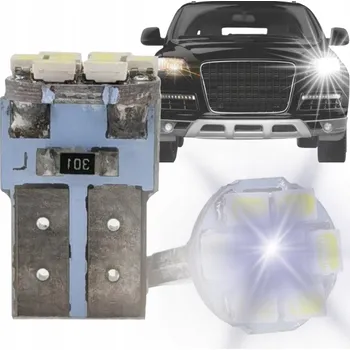 Autožárovka W5W | T10 - LED żarówka T10 8 SMD PARKOVACÍ SVĚTLO 12V 1206 - LED Osvětlení Interiéru