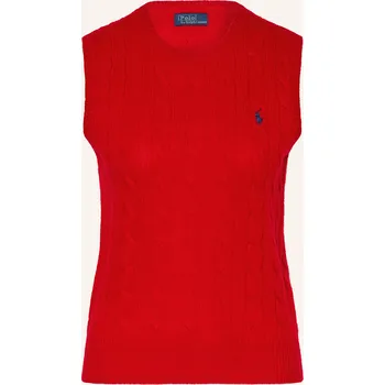 Dámský svetr Polo Ralph Lauren Dámská Pletená Vesta, červená, 34