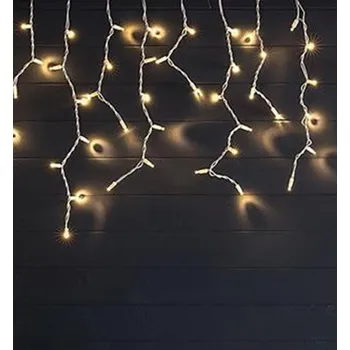 Vánoční dekorace LED řetěz MAGICHOME VÁNOCE ICICLE, teplá bílá, 100 LED, vnější, 2,5 m