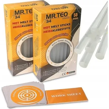Příslušenství k lepící pistoli Lepidlo do tavné pistole, tavné tyčinky 7 mm
