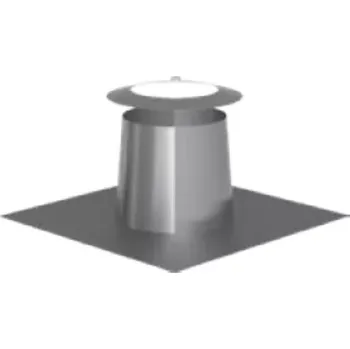 Kouřovod Prostup střechou 0-5°, nerezové lemování, (včetně manžety), prům. 250 mm