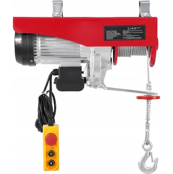 Elektrický naviják 1800W Nosnost 1200KG Dálkové ovládání s kabelem