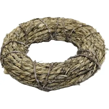 Věnec tráva + větvičky pletený 29 cm