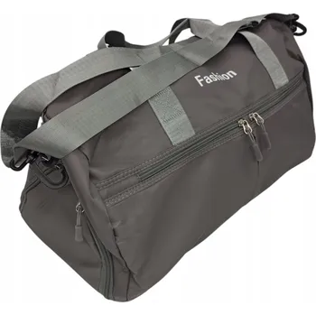 SPORTOVNÍ CESTOVNÍ TAŠKA DO POSILOVNY VELKÁ PROSTORNÁ ŠEDÁ 50CM