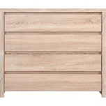 Black Red White KASPIAN komoda KOM4S dub sonoma