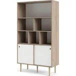 Falco Knihovna Ruby 2d hickory/bílá