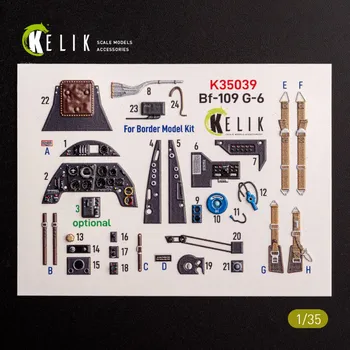 Plastikový model 1/35 Bf-109 G-6 - interior 3D (BORDER)