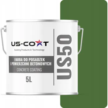 barva na zeď BARVA NA BETONOVÉ PODLAHY ZELENÁ RAL 6010 5L POLSKÝ VÝROBCE