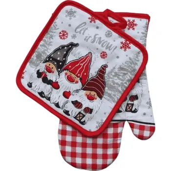 Chňapka Sada chňapka s podložkou Skřítci