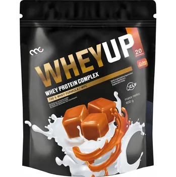 Protein PROTEIN PROTEIN WHEYUP MUSCLE CLINIC 600g PŘÍCHUŤ SLANÝ KARAMEL