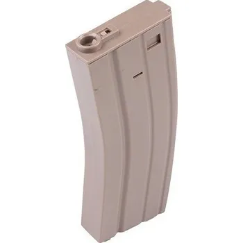 Zásobník pro M4 - pískový, kovový, tlačný, 160bb, TopArms