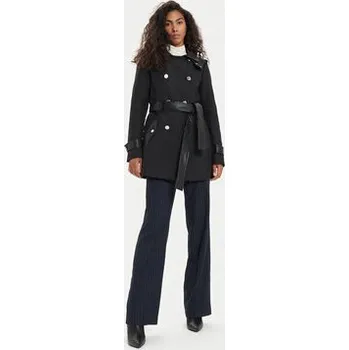 Dámský kabát Morgan Trenčkot 242-GZIMA Černá Slim Fit 42