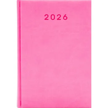 Kalendář Knižkový kalendář 2026 A5 růžový