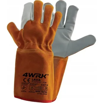 Pracovní rukavice Svářečské rukavice 4WRK LAVA YW vel. 10 - XL 1 pár