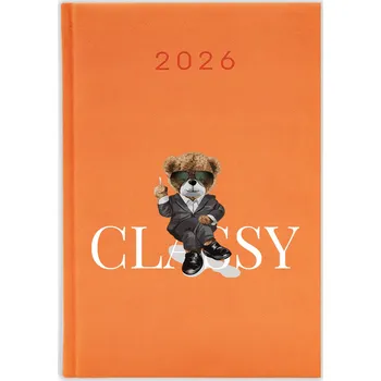 Kalendář Knižkový kalendář 2026 A5 FunnyCase modrý