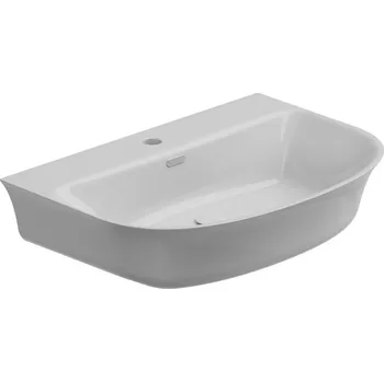 Umyvadlo Umyvadlo Flut BW 65 keramické, bílé lesklé, 65x48 cm, FLLAVBW65000