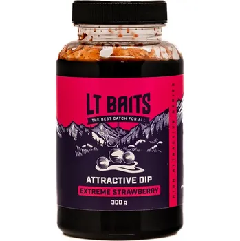 Návnadové aroma LT Baits DIP EXTREME STRAWBERRY 300G