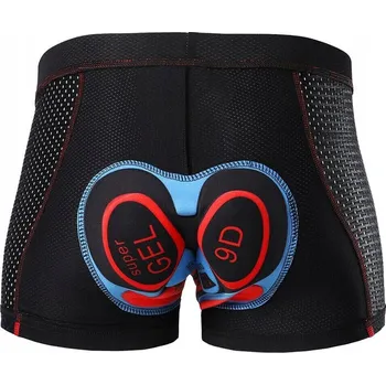 Cyklistické kalhoty KRAŤASY CYKLISTICKÉ ŠORTKY S 3D GELOVOU VLOŽKOU BOXERKY CYKLISTICKÉ KALHOTKY MTB