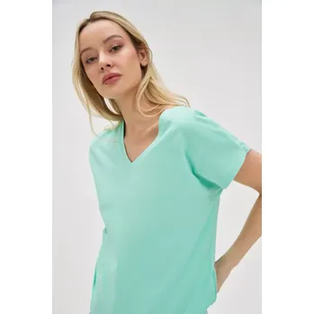 Dámské tričko Marisse Women&#039;s T-Shirt L-Ts-4623 Mint Marisse tyrkysová 3388189