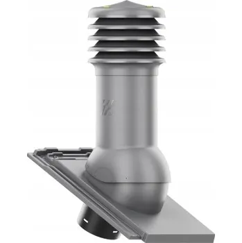 Vrták Větrací komín fi150 HiVent pro střešní tašky KORAMIC OREA 9 GRAFITOVÁ