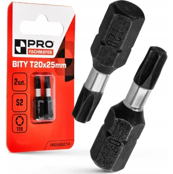 Bit PRO BITY T20x25mm 2 ks (0622)