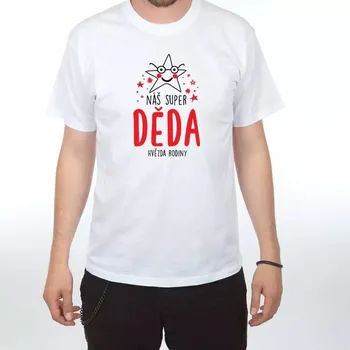 Žertovný předmět Divja Tričko úžasný super děda Velikost: XL