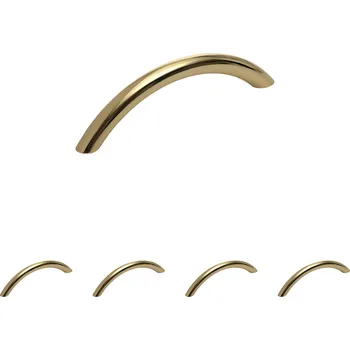 Nábytkové kování Walteco Nábytková úchytka Beta rozteč 96mm, mosaz Množství: 5 ks