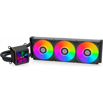 PC ventilátor Lian Li GA II LCD Procesor Sada pro kapalinové chlazení 36 cm Černá 1 kusů
