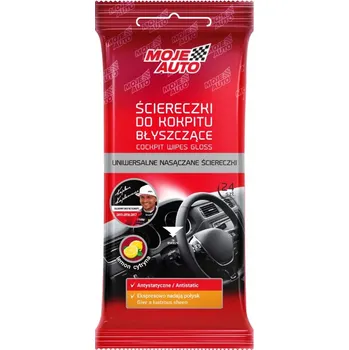 Čisticí ubrousky na palubní desku Moje Auto lesklé, 24 ks