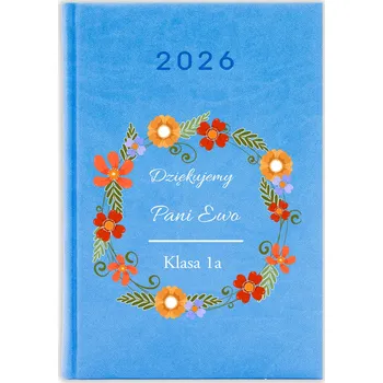 Kalendář Knižkový kalendář 2026 A5 FunnyCase modrý