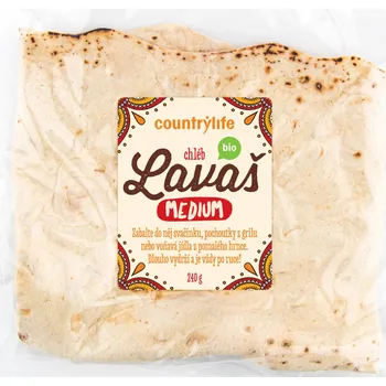 Chléb Lavaš medium 240 g BIO COUNTRY LIFE