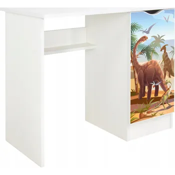 Psací stůl Obdélníkový psací stůl Leomark 90 x 50 x 77 cm bílý