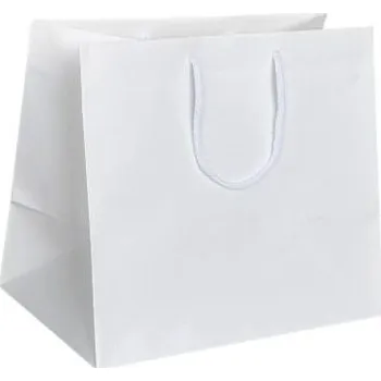 Nákupní taška Papírová taška bílá Siena 280x180x250 mm