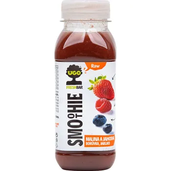 Smoothie malina a jahoda, borůvka, jablko 250 ml UGO