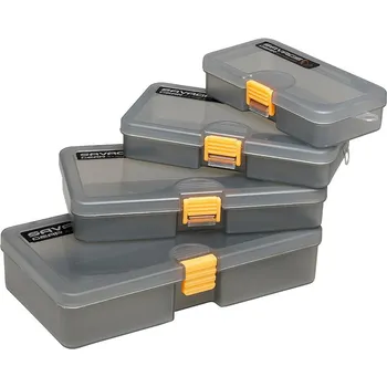 Pouzdro na rybářské vybavení Savage Gear Krabička Lurebox Smoke Combi Kit 3 Ks - Xl