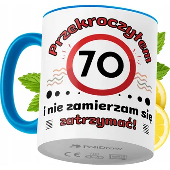 Hrnek Polidraw Hrnek Polidraw Narozeniny70 keramika 330 ml