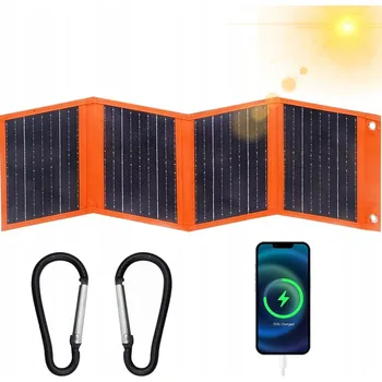 IP kamera Solární Panel 25W Nabíjení 2v1 USB a Type-C Pro Telefon a Tablet